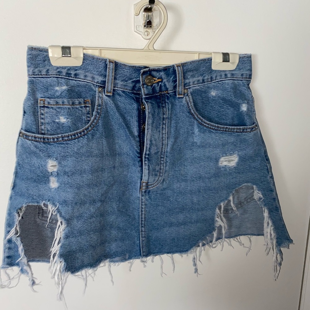 Jean skirt